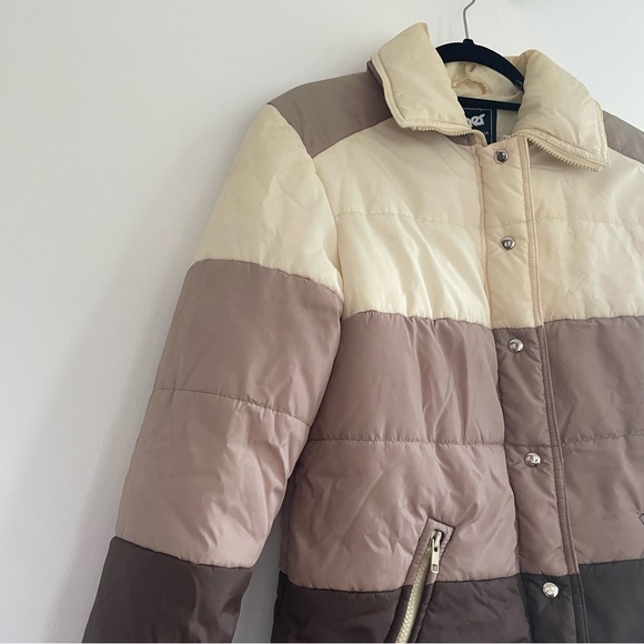 Vintage colour block Puffer - Picture 4 of 9